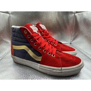 Vans x Marvel Captain‎ Marvel SK8-Hi Sneakers Unisex Size 7 Multicolor